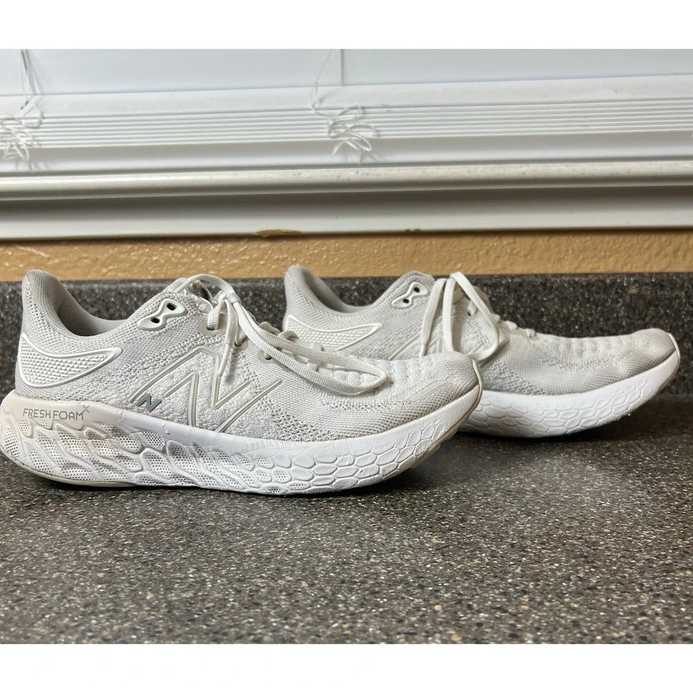 New Balance Fresh Foam X 1080 Womens Size 9.5 B White Running Shoes Sneakers Low